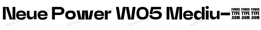 Neue Power W05 Mediu字体转换